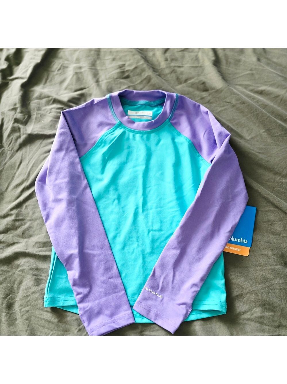 NEW! Columbia Boys Omni Shade Sun Protection Top Size XXS (4/5)
